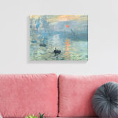 Claude Monet Impression Sunrise Leinwanddruck (Insitu (Wohnzimmer))