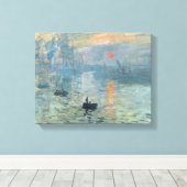 Claude Monet Impression Sunrise Leinwanddruck (Insitu (Holzboden))