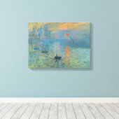 Claude Monet Impression Sunrise Leinwanddruck (Insitu (Holzboden))