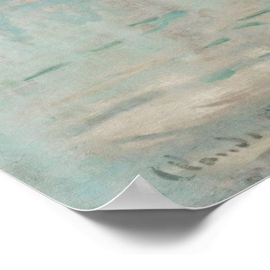 Claude Monet Impression Sunrise Malerei Art Print Poster (Ecke)