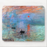 Claude Monet Impression Sunrise Mousepad<br><div class="desc">Impression Sunrise gemalt von Claude Monet im Jahr 1872.</div>