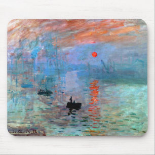Claude Monet Impression Sunrise Mousepad