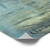 Claude Monet Impression Sunrise Poster (Ecke)