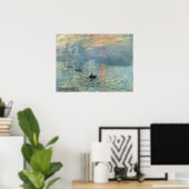Claude Monet Impression Sunrise Poster (Heimbüro)