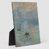 Claude Monet Impression Sunrise Soleil Levant Fotoplatte (Seite)