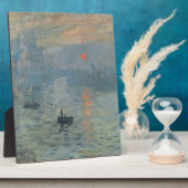 Claude Monet Impression Sunrise Soleil Levant Fotoplatte (Seite)