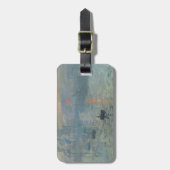 Claude Monet Impression Sunrise Soleil Levant Gepäckanhänger (Vorderseite vertikal)