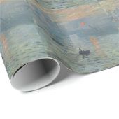 Claude Monet Impression Sunrise Soleil Levant Geschenkpapier (Rolleneckpunkt)