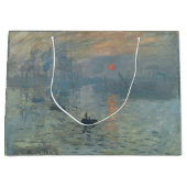 Claude Monet Impression Sunrise Soleil Levant Große Geschenktüte (Vorderseite)