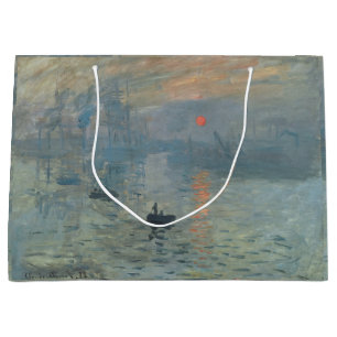 Claude Monet Impression Sunrise Soleil Levant Große Geschenktüte
