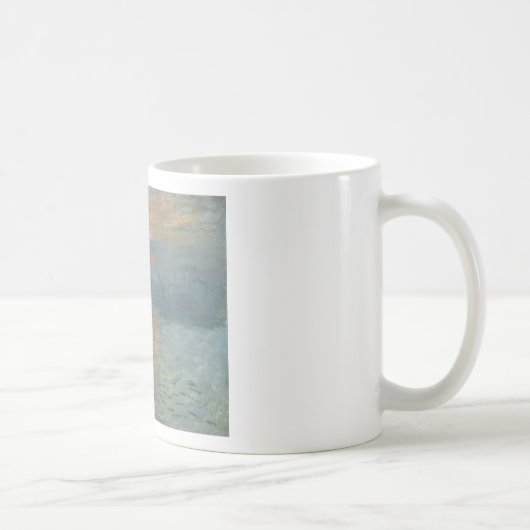 Claude Monet Impression Sunrise Soleil Levant Kaffeetasse (Rechts)
