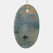 Claude Monet Impression Sunrise Soleil Levant Keramik Ornament (Rechts)
