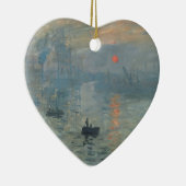 Claude Monet Impression Sunrise Soleil Levant Keramikornament (Rechts)