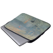 Claude Monet Impression Sunrise Soleil Levant Laptopschutzhülle (Vorne Knopf)