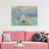 Claude Monet Impression Sunrise Soleil Levant Leinwanddruck (Insitu (Wohnzimmer))