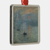 Claude Monet Impression Sunrise Soleil Levant Ornament Aus Metall (Rechts)