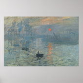 Claude Monet Impression Sunrise Soleil Levant Poster (Vorne)