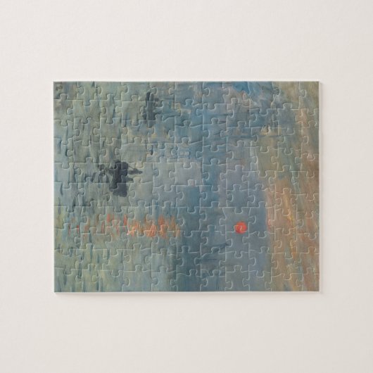 Claude Monet Impression Sunrise Soleil Levant Puzzle (Horizontal)