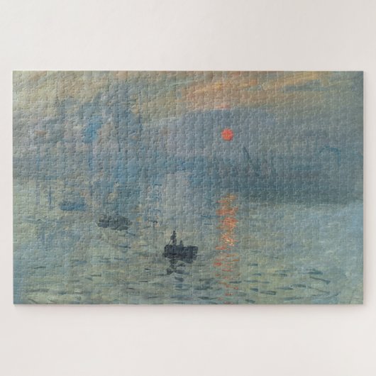 Claude Monet Impression Sunrise Soleil Levant Puzzle (Horizontal)