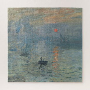 Claude Monet Impression Sunrise Soleil Levant Puzzle