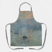Claude Monet Impression Sunrise Soleil Levant Schürze (Vorderseite)