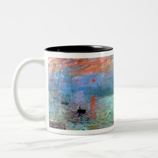 Claude Monet Impression Zweifarbige Tasse (Links)
