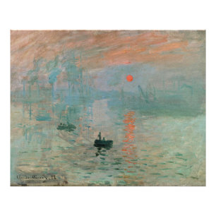 Claude Monet - Impressionismus, Sonnenaufgang, Fotodruck