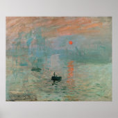 Claude Monet - Impressionismus, Sonnenaufgang, Poster (Vorne)