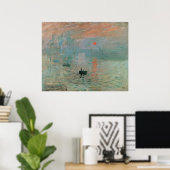 Claude Monet - Impressionismus, Sonnenaufgang, Poster (Heimbüro)