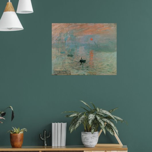 Claude Monet - Impressionismus, Sonnenaufgang, Poster (Wohnzimmer 1)