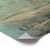 Claude Monet - Impressionismus, Sonnenaufgang, Poster (Ecke)