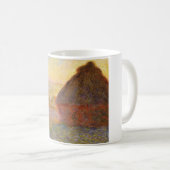 Claude Monet Impressionist Painting Graystaks I Kaffeetasse (VorderseiteRechts)