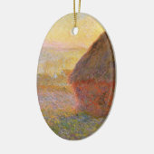 Claude Monet Impressionist Painting Graystaks I Keramik Ornament (Links)
