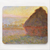 Claude Monet Impressionist Painting Graystaks I Mousepad (Vorne)