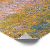Claude Monet Impressionist Painting Graystaks I Poster (Ecke)