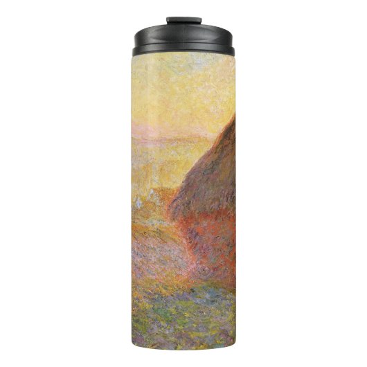 Claude Monet Impressionist Painting Graystaks I Thermosbecher (Vorderseite)
