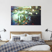 Claude Monet Impressionist Painting Water Lilies Leinwanddruck (Insitu (Schlafzimmer))