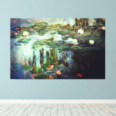 Claude Monet Impressionist Painting Water Lilies Leinwanddruck (Insitu (Holzboden))
