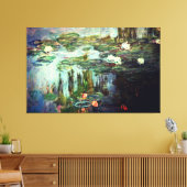 Claude Monet Impressionist Painting Water Lilies Leinwanddruck (Insitu (Wohnzimmer))