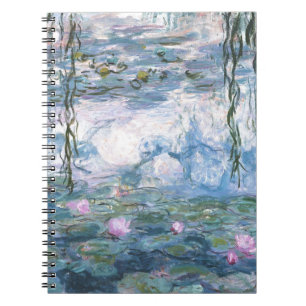 Claude Monet Impressionist Wasserlilien Gemälde Notizblock