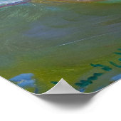 Claude Monet Impressionist Water Lilien Nympheas Poster (Ecke)