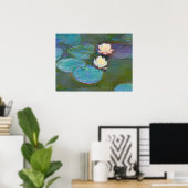 Claude Monet Impressionist Water Lilien Nympheas Poster (Heimbüro)