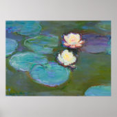 Claude Monet Impressionist Water Lilien Nympheas Poster (Vorne)