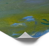 Claude Monet Impressionist Water Lilien Nympheas Poster (Ecke)