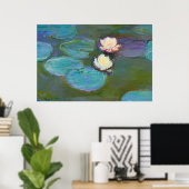 Claude Monet Impressionist Water Lilien Nympheas Poster (Heimbüro)