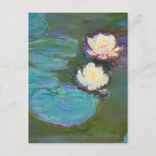 Claude Monet Impressionist Water Lilien Nympheas Postkarte