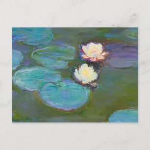 Claude Monet Impressionist Water Lilien Nympheas Postkarte