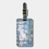 Claude Monet impressionistische Lilien des Wassers Gepäckanhänger (Vorderseite vertikal)