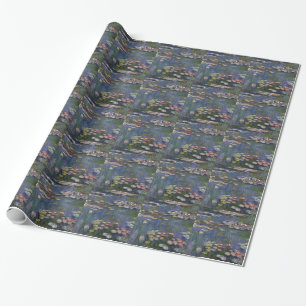 Claude Monet impressionistische Lilien des Wassers Geschenkpapier