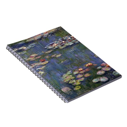 Claude Monet impressionistische Lilien des Wassers Notizblock (Rechte Seite)